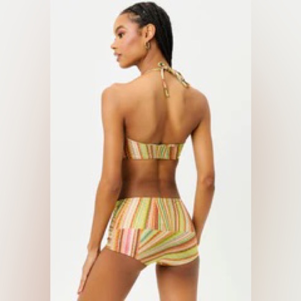 Frankies Bikinis x Hailee Steinfeld Jolanda Hipster Bikini Bottom - Disco Yellow